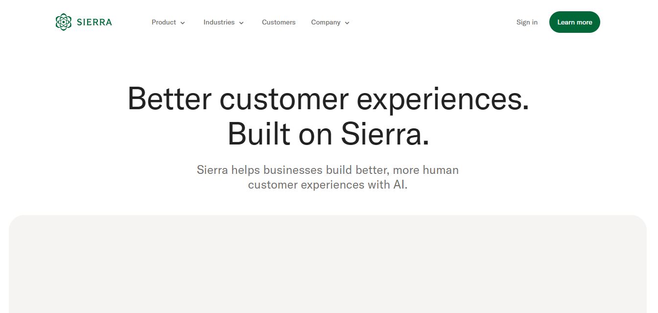 Sierra AI Preview