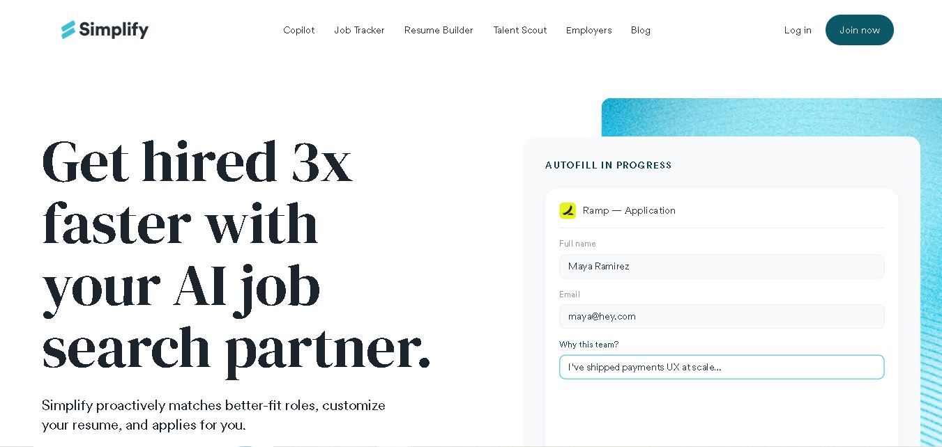 Simplify Jobs preview