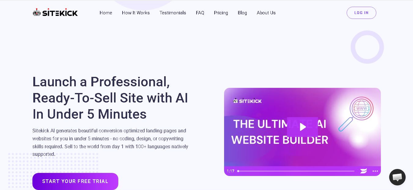 Sitekick AI preview