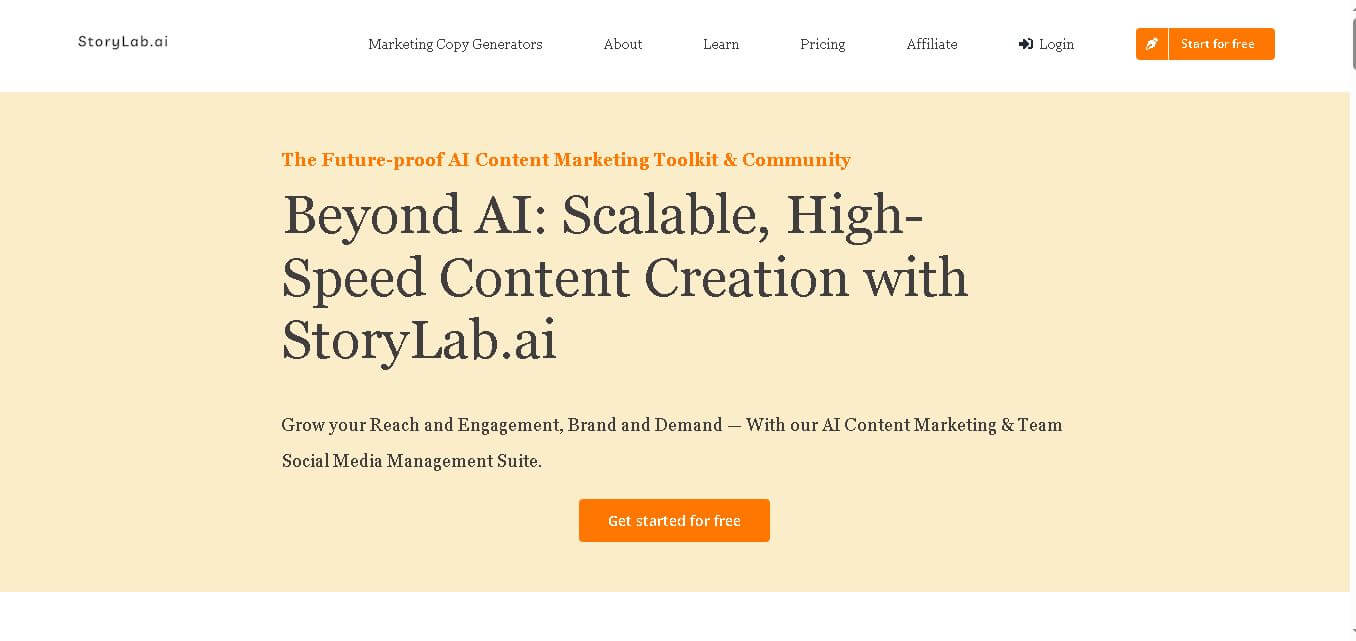 StoryLab.ai preview