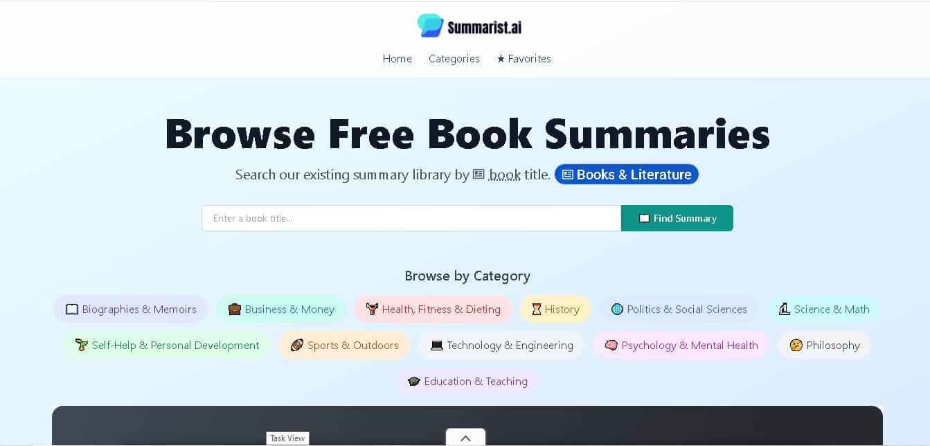 Summarist AI preview