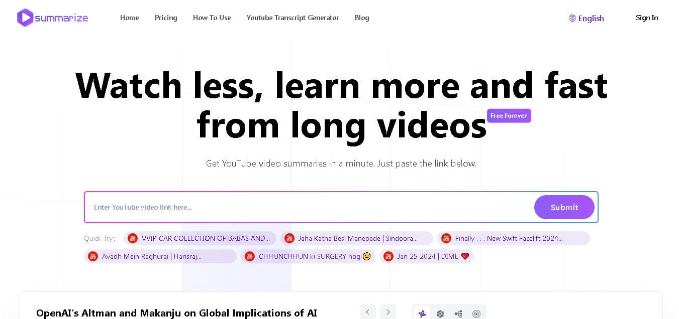 Summarize.ing preview