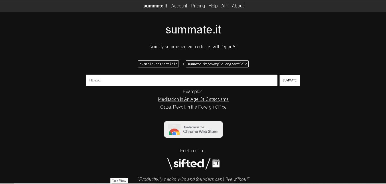 Summate.it preview