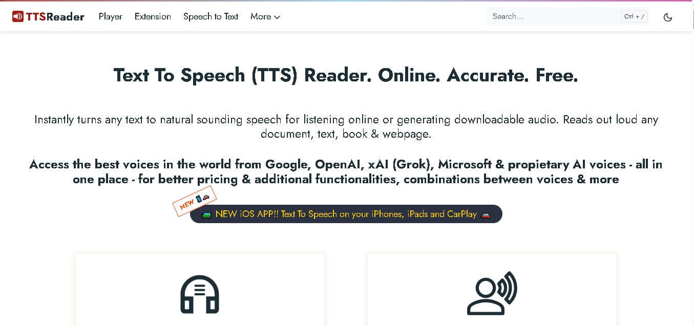 TTSReader preview
