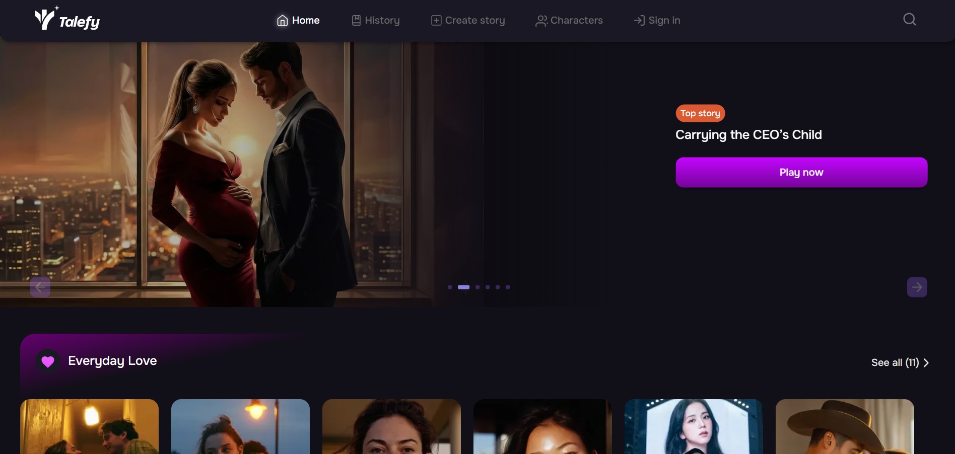 Talefy preview