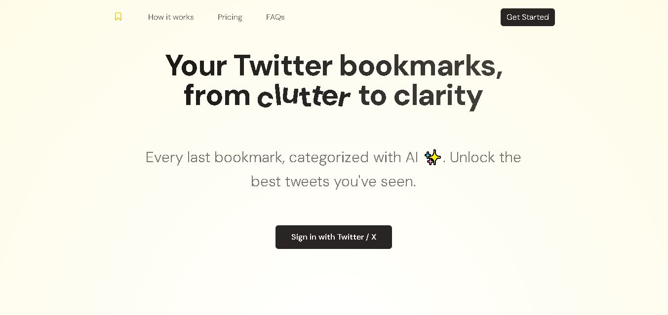 Twitter Bookmarks Manager preview