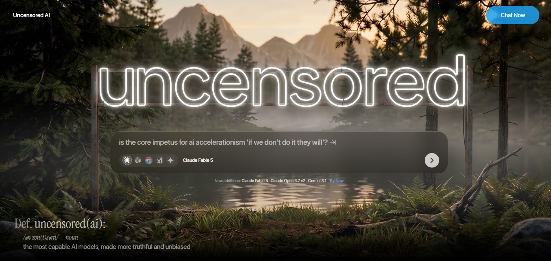 Uncensored AI preview