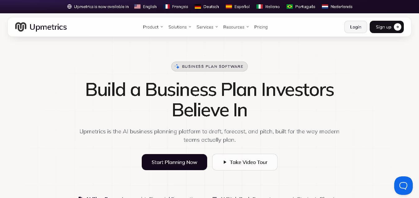 Upmetrics preview