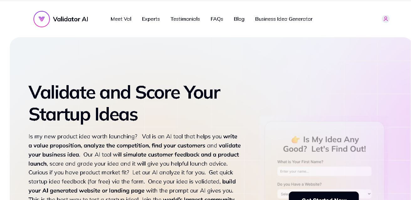 Validator AI Preview