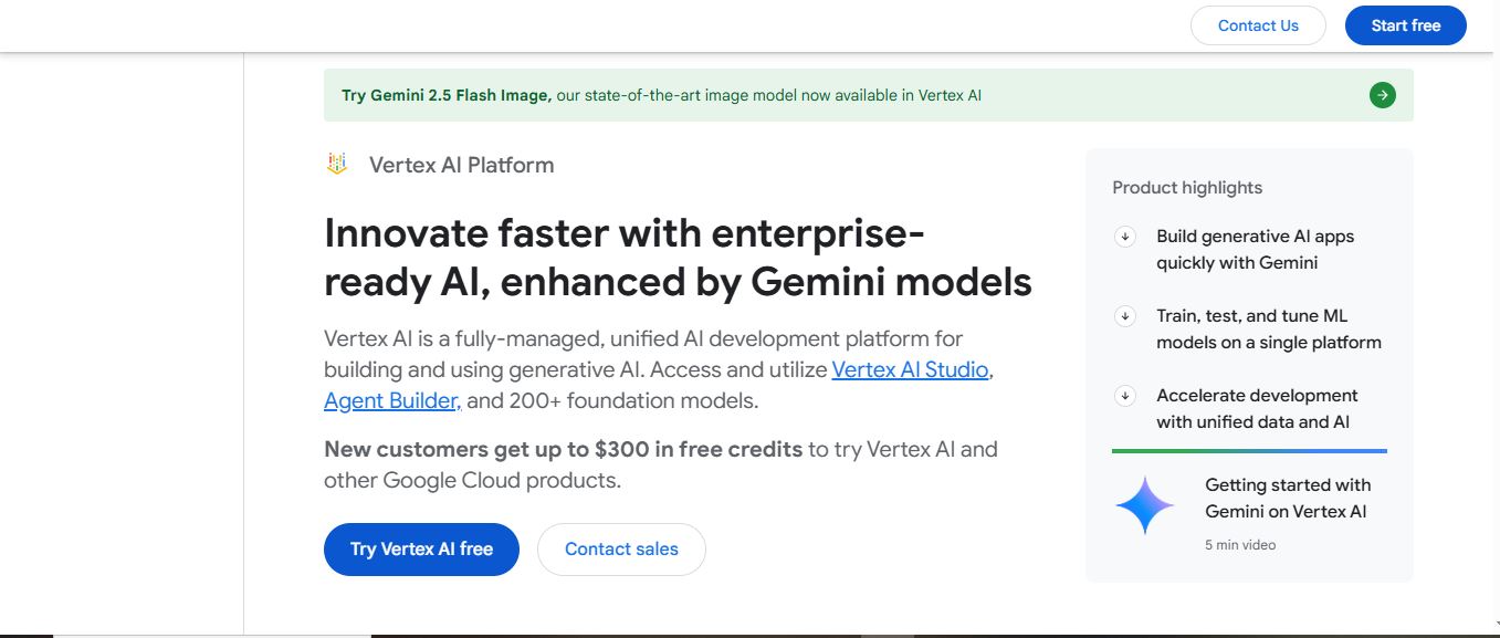 Vertex AI Preview
