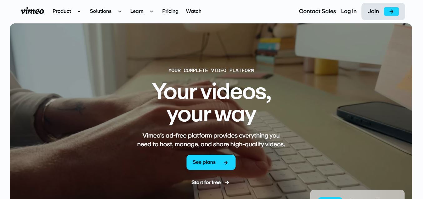Vimeo AI Preview