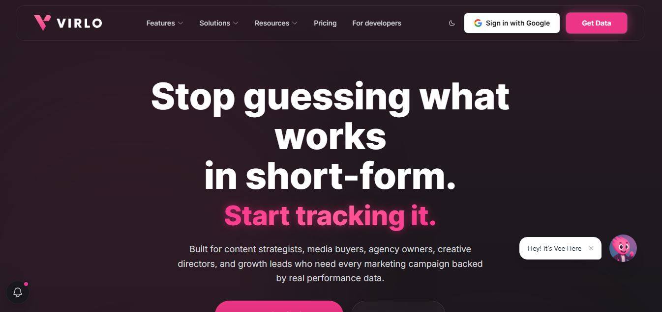 Virlo AI preview