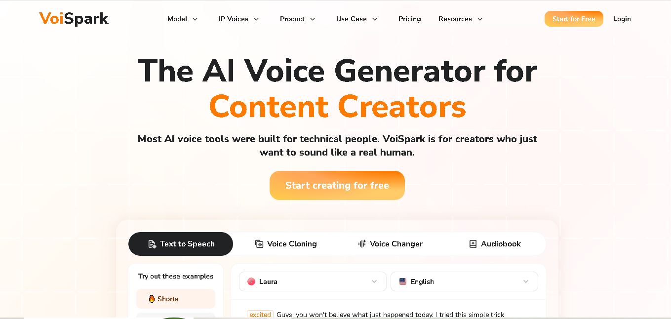 VoiSpark preview
