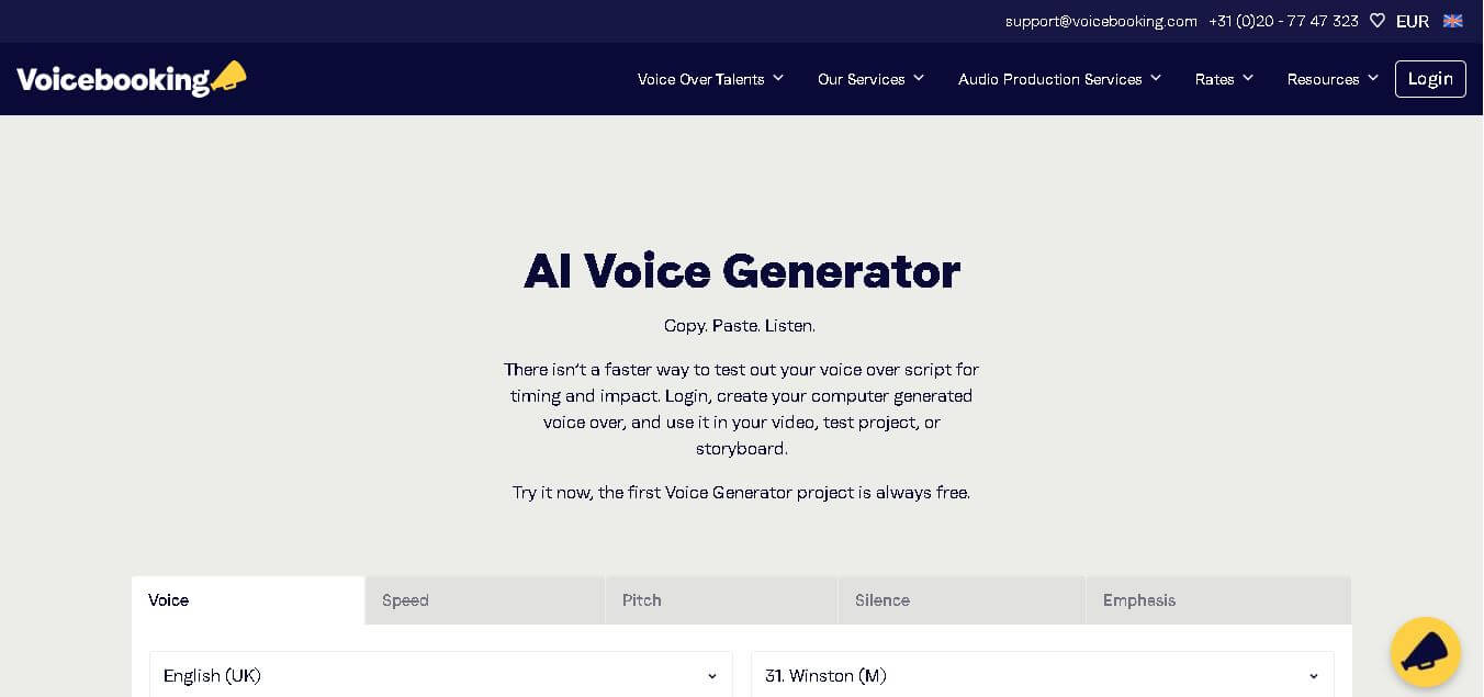 Voicebooking preview