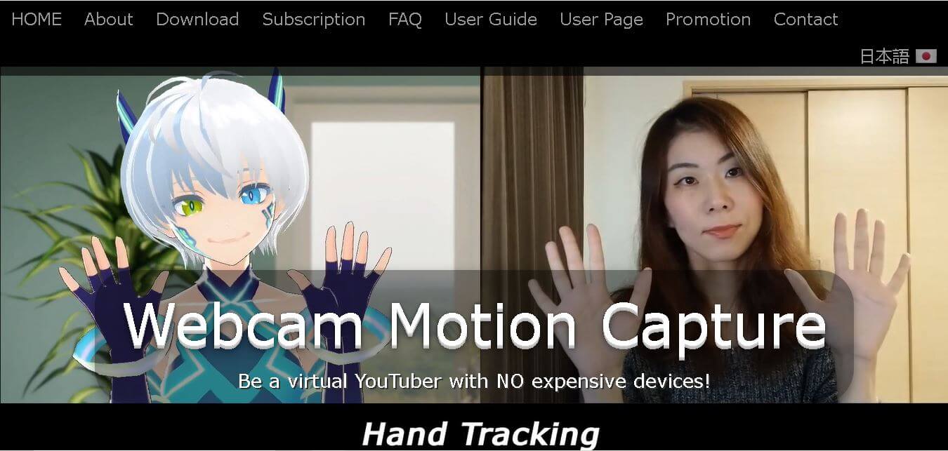 Webcam Motion Capture preview