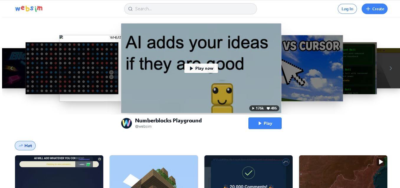 WebSim preview