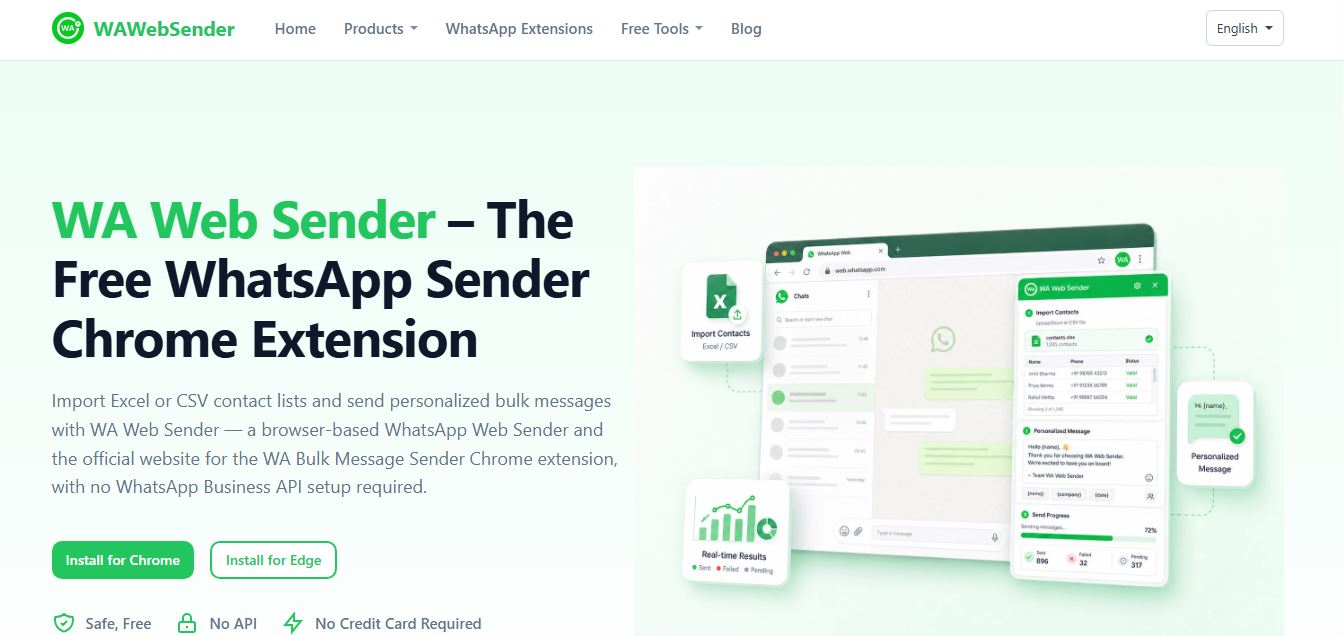 WhatsApp Web Sender preview