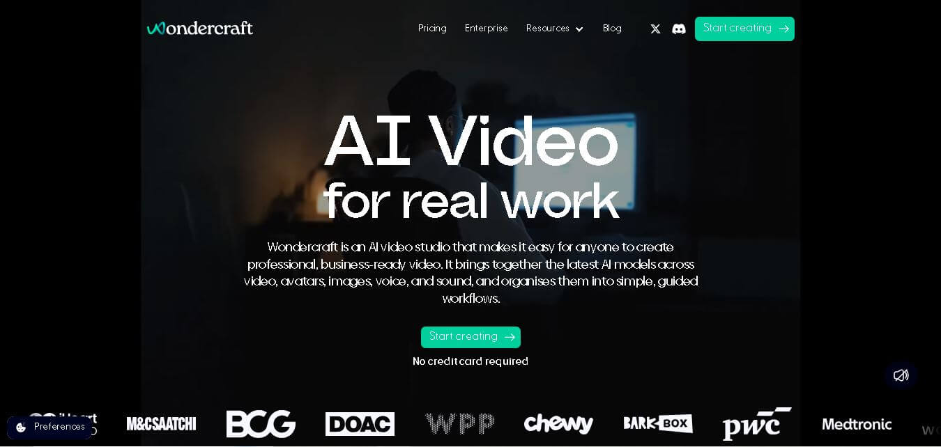Wondercraft AI preview