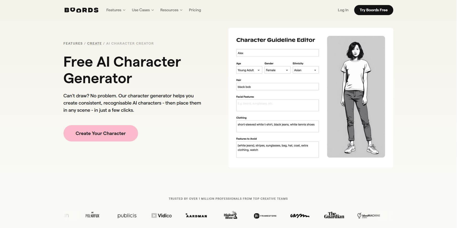 AI Character Generator Preview