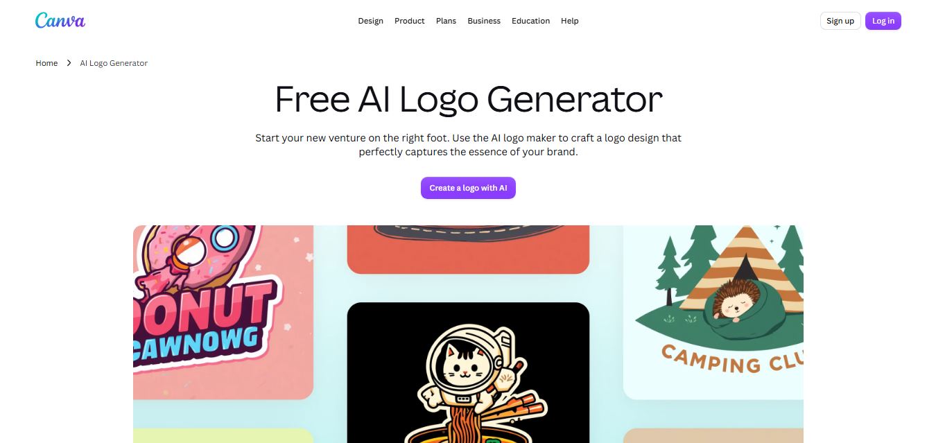 Canva AI Logo Generator preview