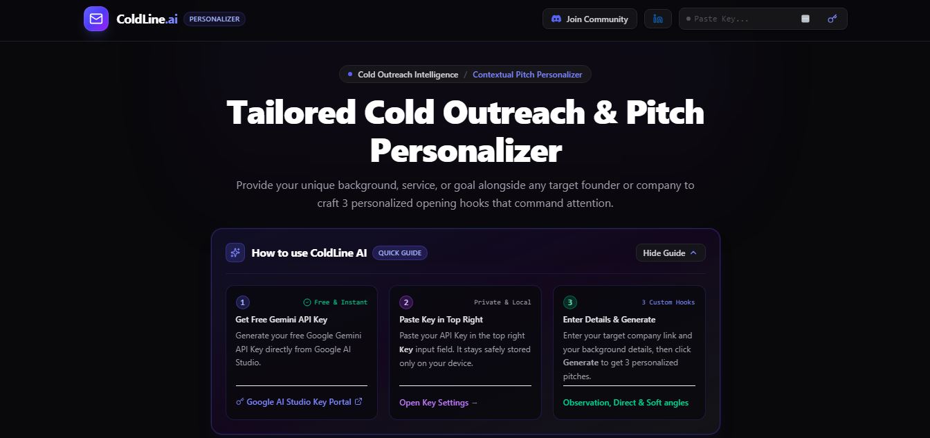 Coldline AI preview