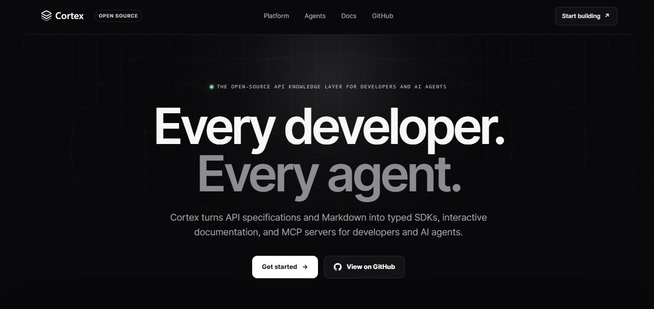 Cortex Docs preview