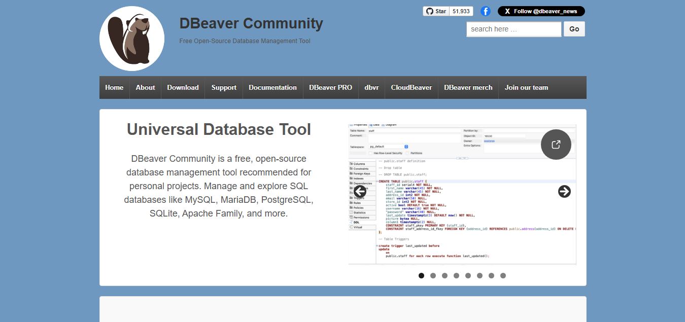 DBeaver preview