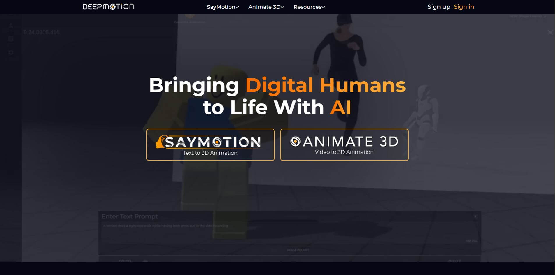DeepMotion Preview