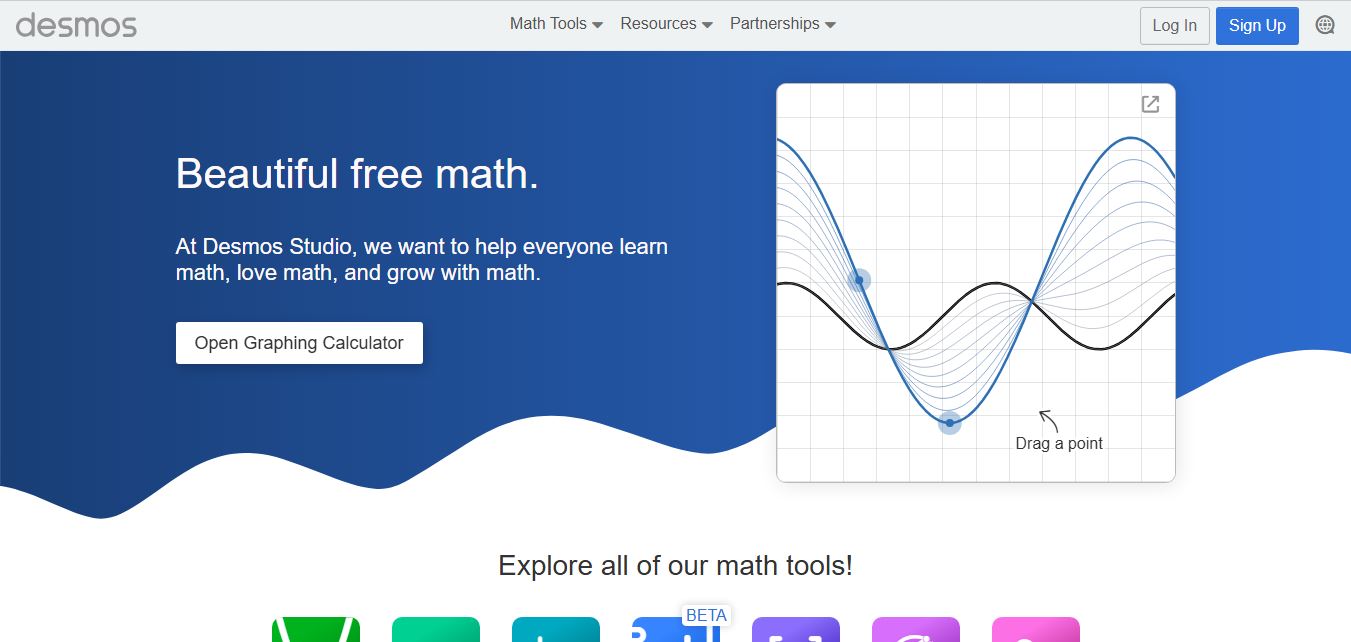 Desmos preview