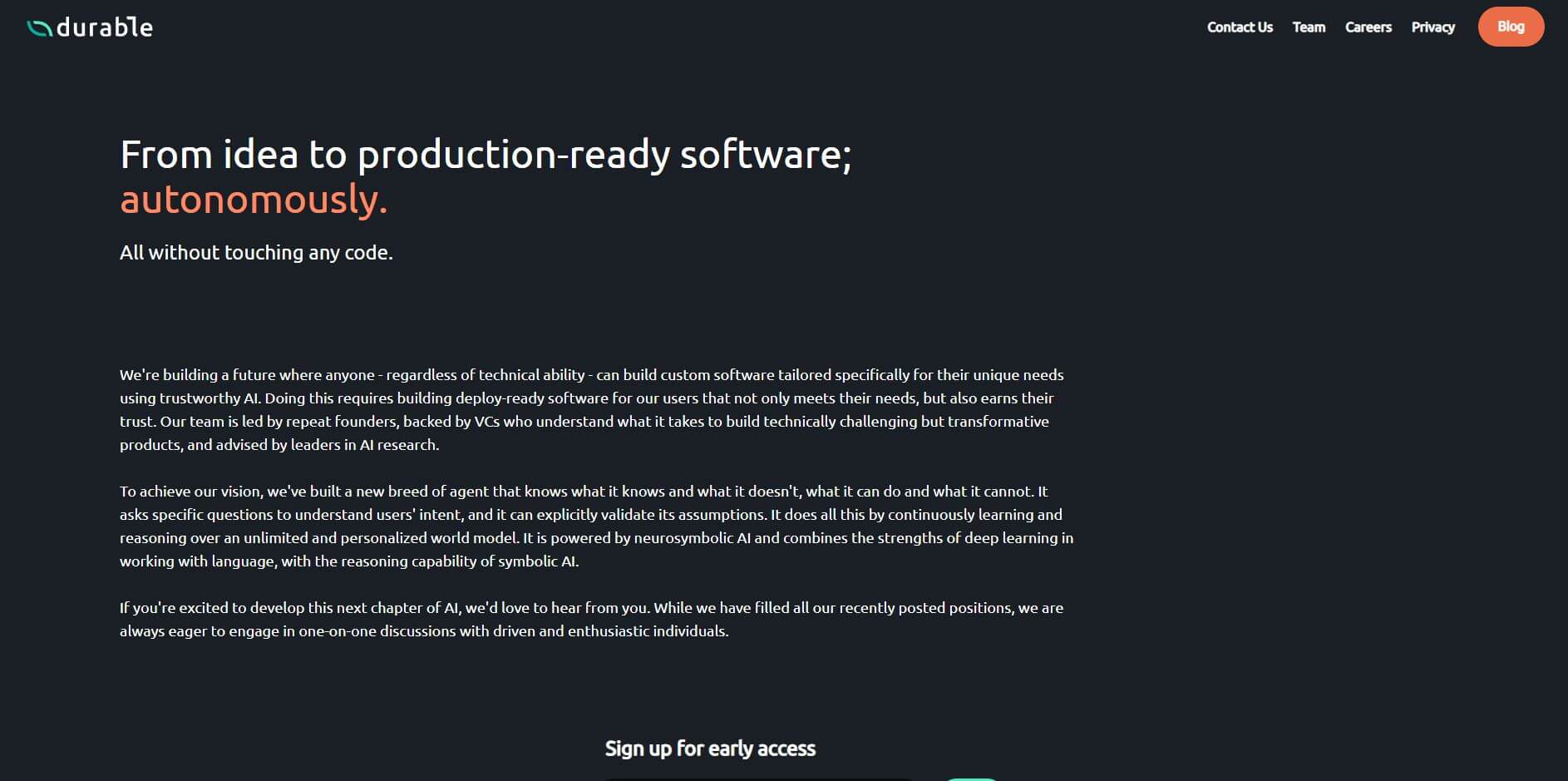Durable AI Preview
