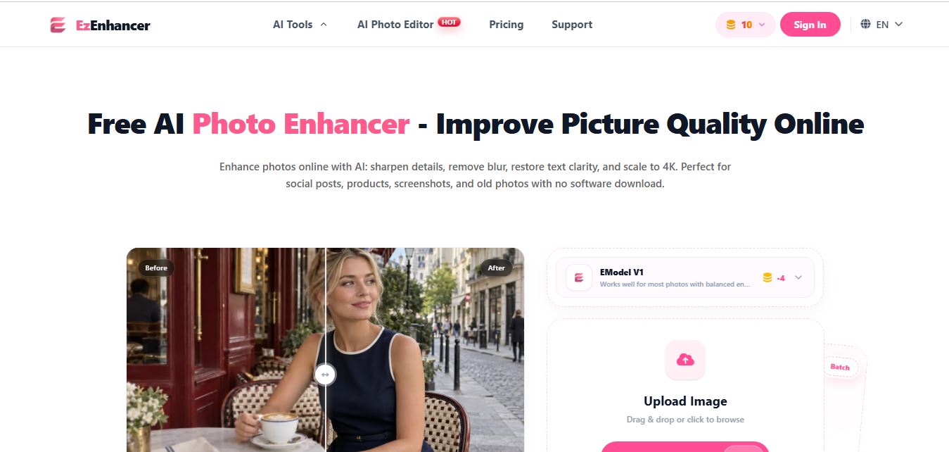 EzEnhancer AI preview