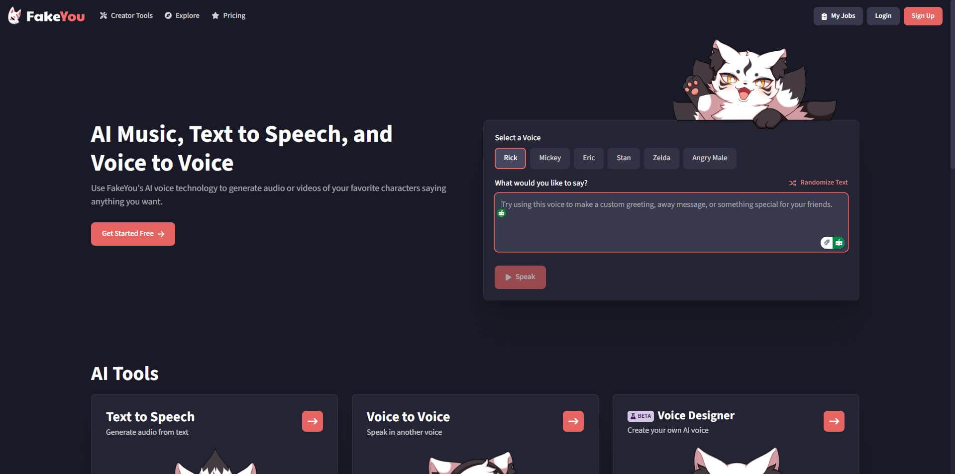 FakeYou Preview