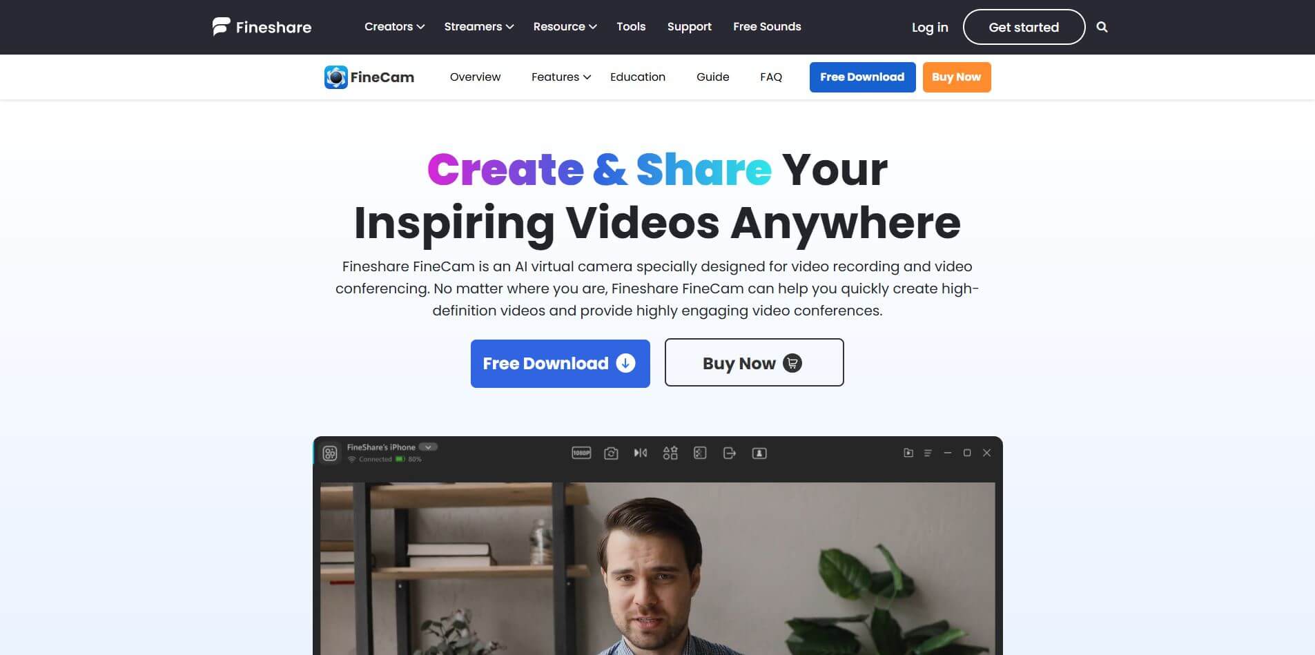 Fineshare FineCam Preview
