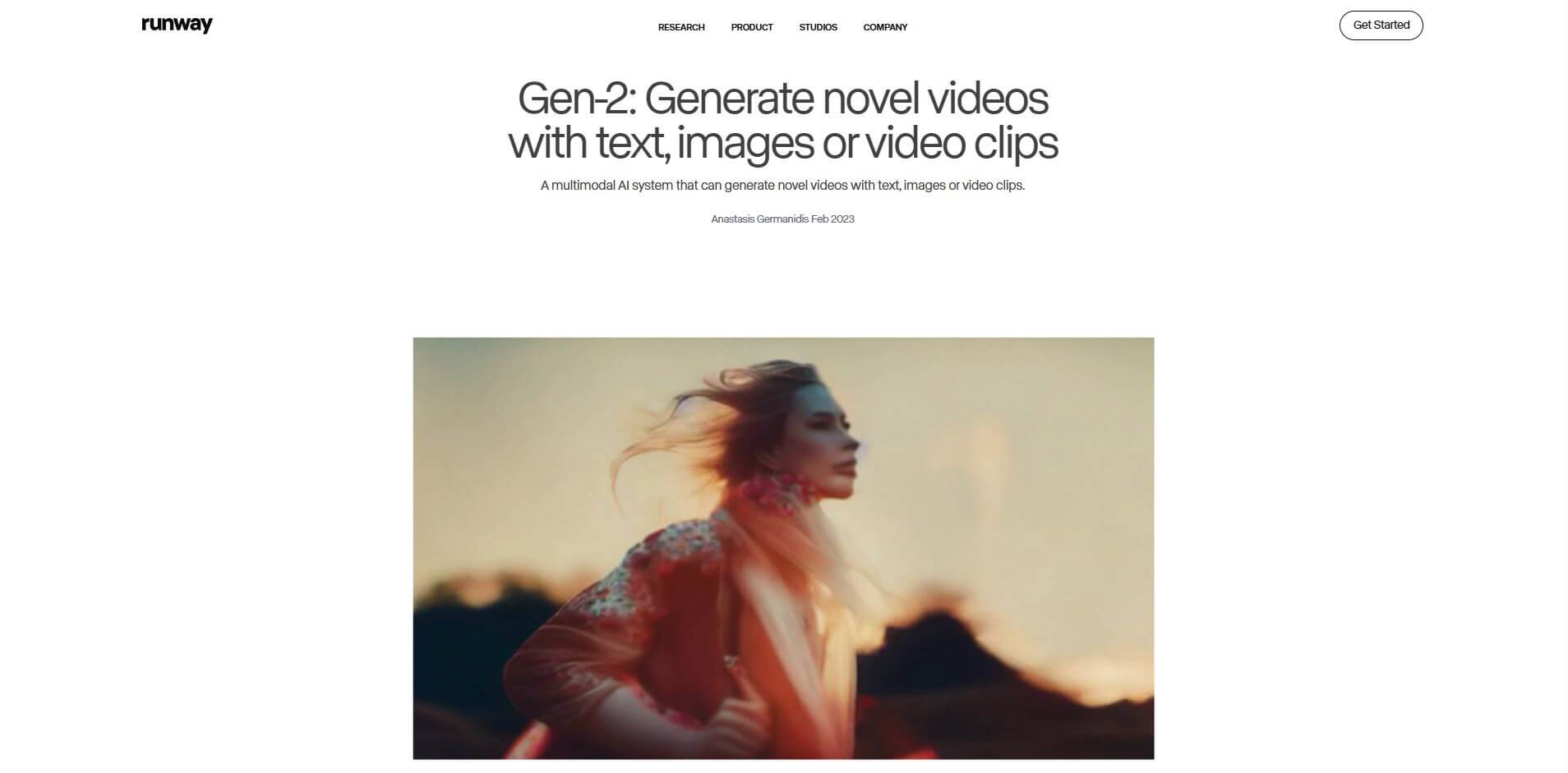 Gen-2 by Runway Preview