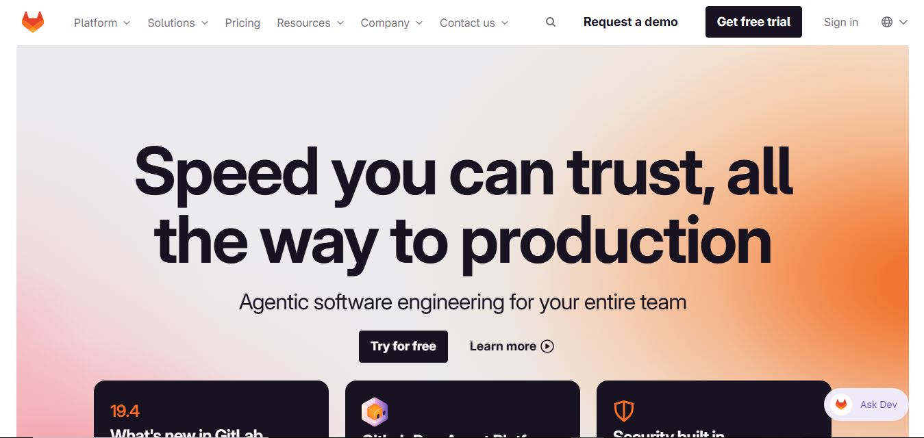 GitLab preview