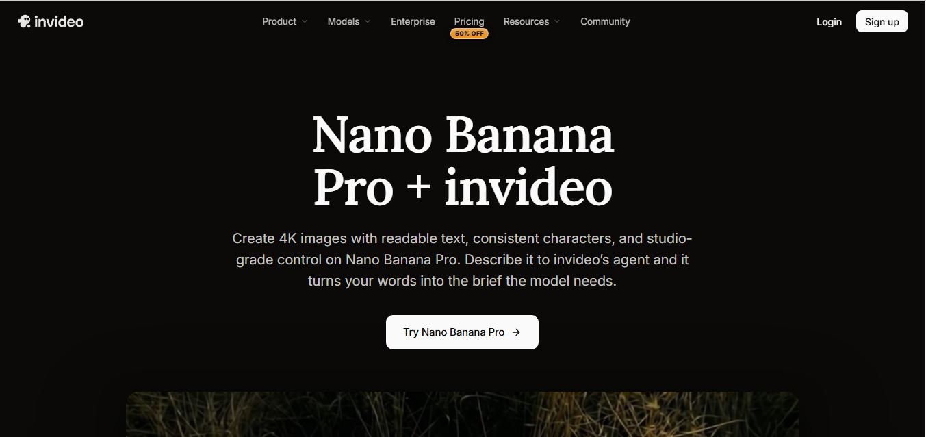 invideo Nano Banana preview