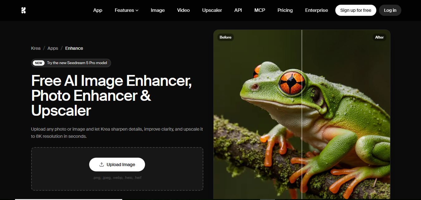 Krea AI Enhancer preview