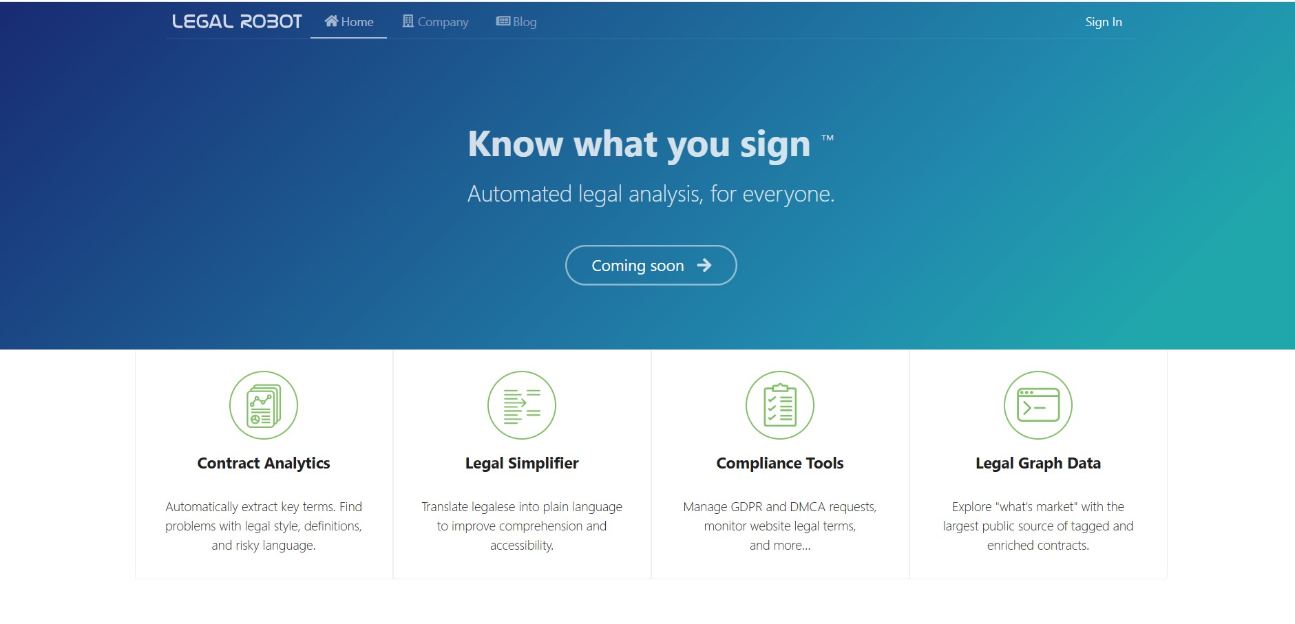 Legal Robot preview
