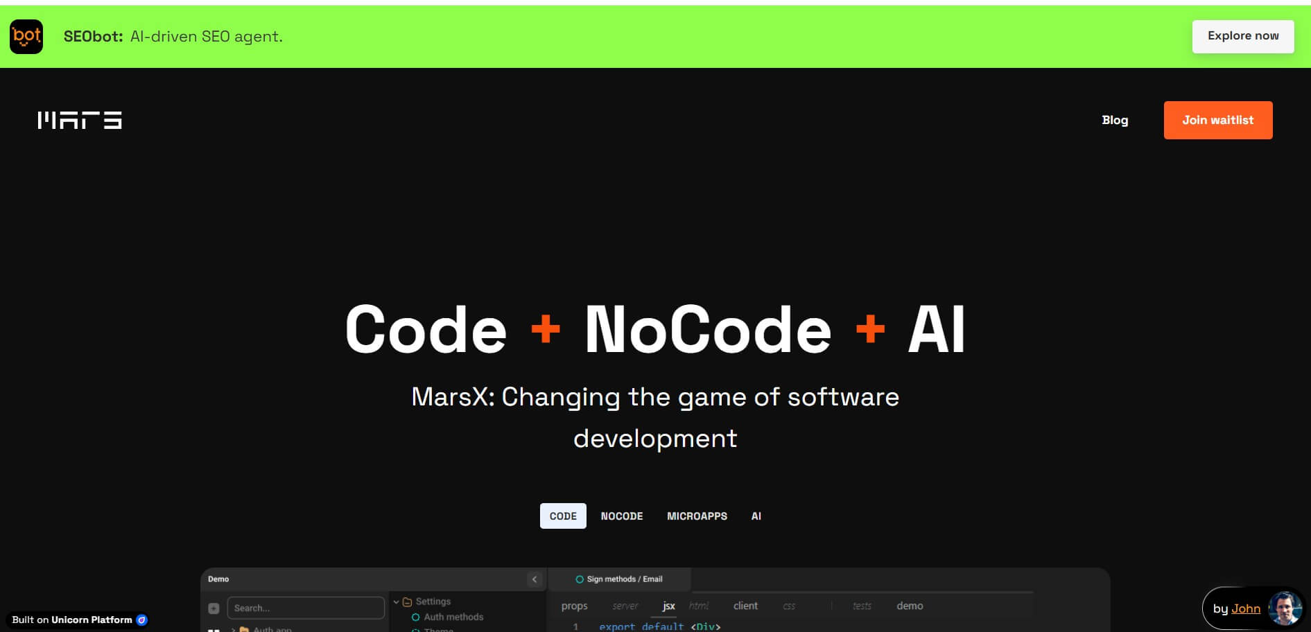 MarsX preview
