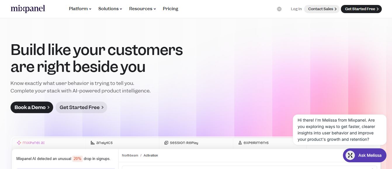 Mixpanel preview