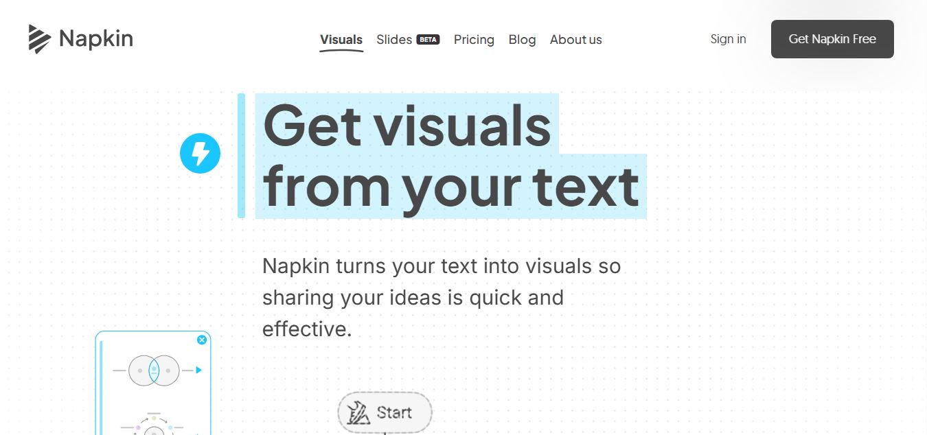 Napkin AI preview