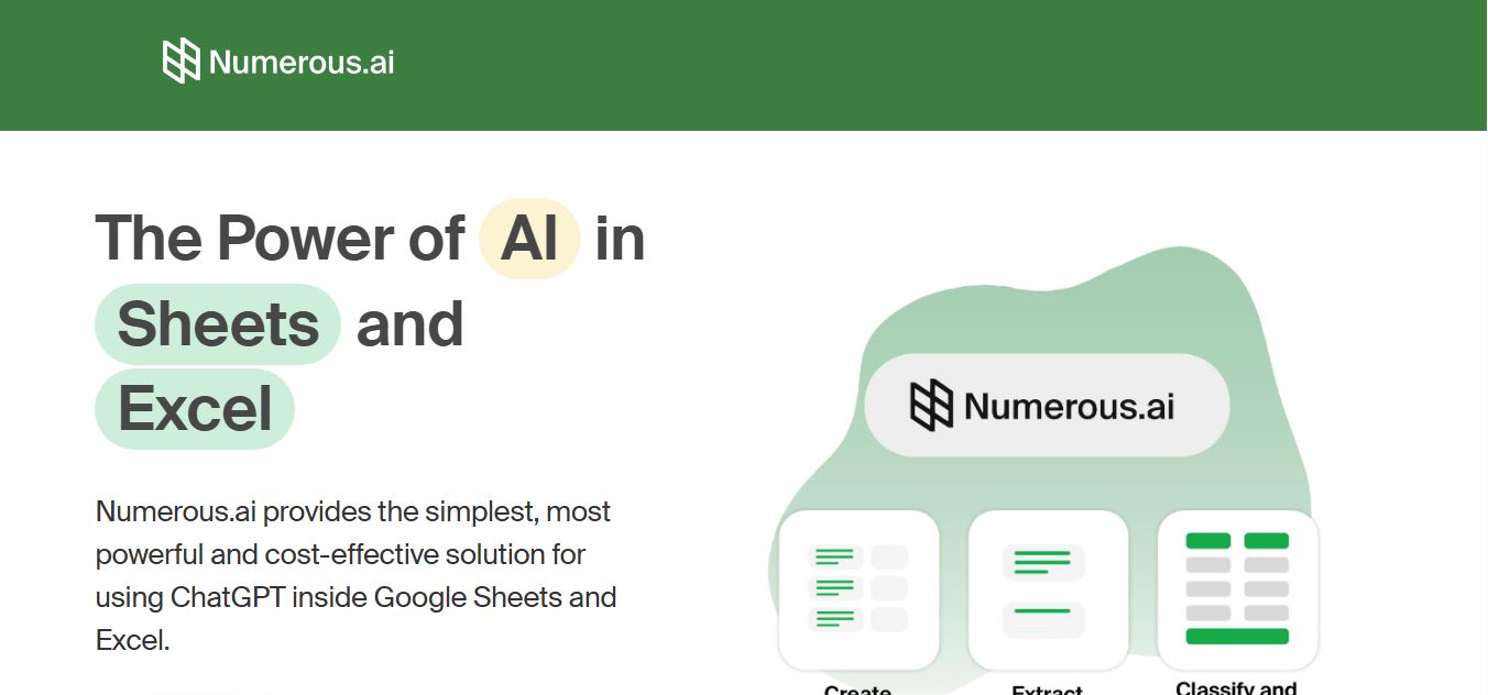 Numerous AI preview
