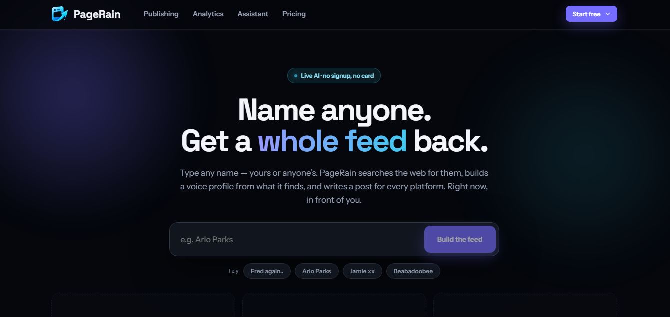 PageRain preview
