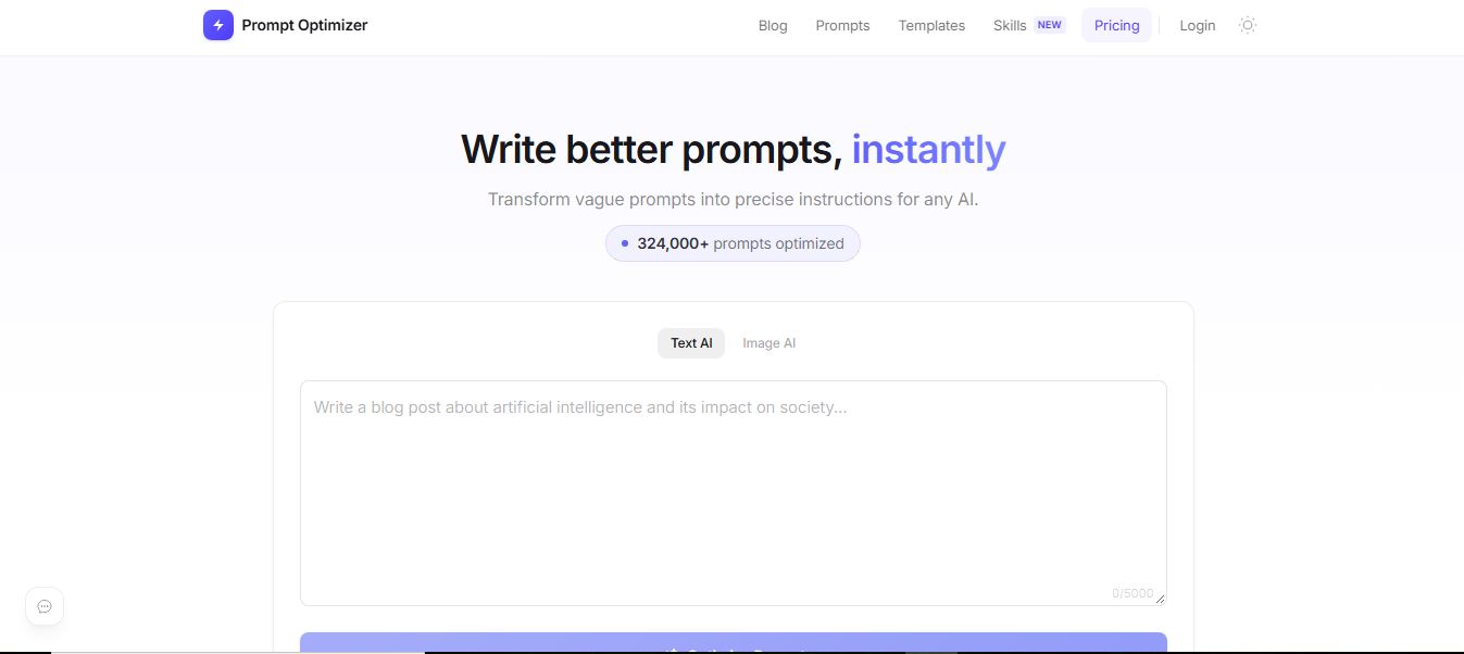 Prompt Optimizer preview