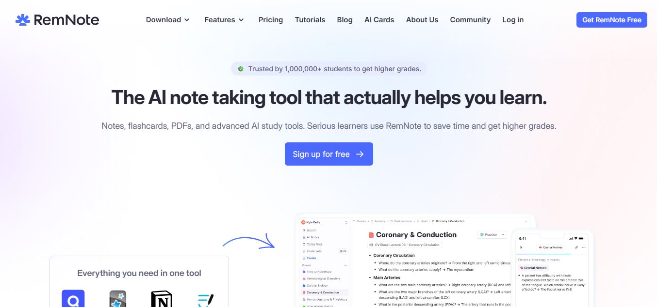RemNote preview