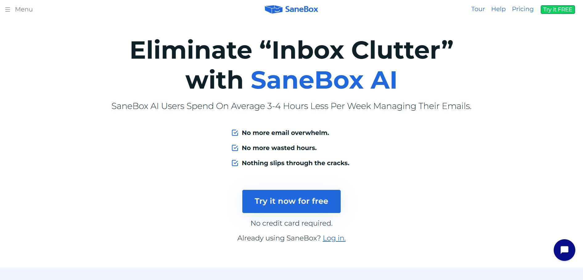SaneBox preview