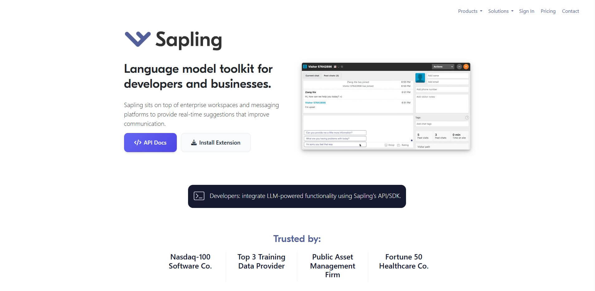 Sapling Preview