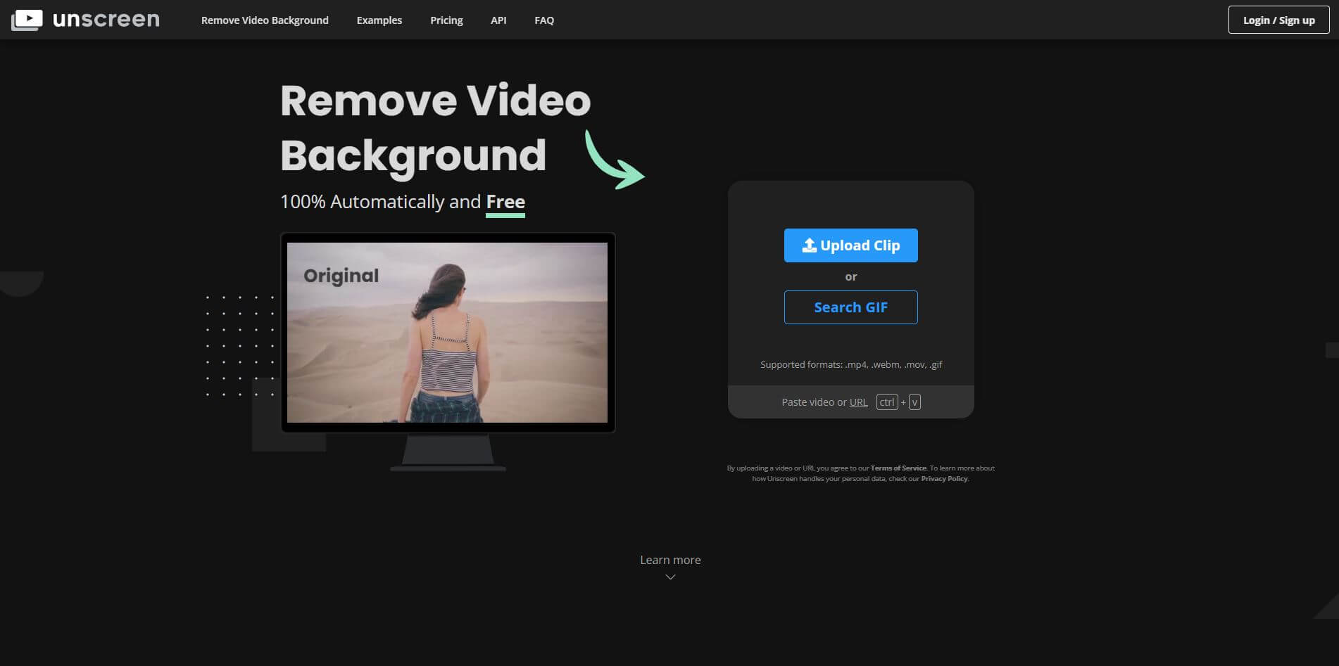 Unscreen Preview