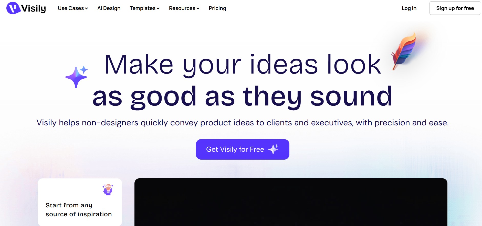 Visily AI preview