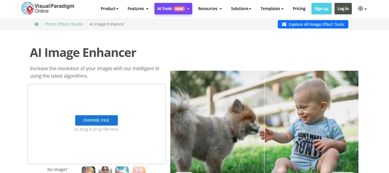 Visual Paradigm Image Enhancer preview